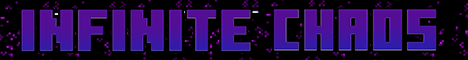 Infinite Chaos Minecraft server banner