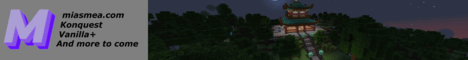 Miasmea Konquest Minecraft server banner
