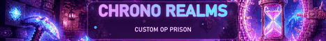 Chrono Realms Minecraft server banner