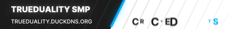TrueDuality SMP Minecraft server banner