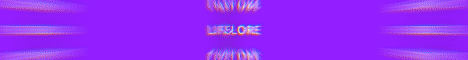 Lifelore Blood Sweat and Tears Minecraft server banner