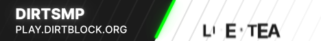 DirtSMP Minecraft server banner