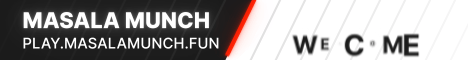 Masala Munch Minecraft server banner