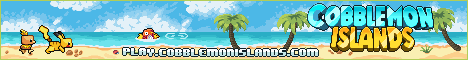 Cobblemon Islands Minecraft server banner