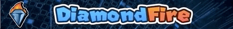 DiamondFire Minecraft server banner