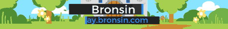 Bronsin City Minecraft server banner