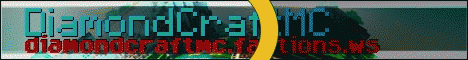 DiamondCraftMC Minecraft server banner