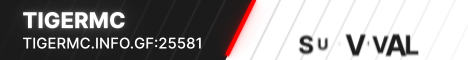 TigerMC Minecraft server banner
