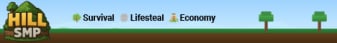 Hill SMP Minecraft server banner
