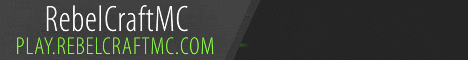 RebelCraftMC Minecraft server banner