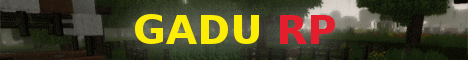 Gadu World Minecraft server banner