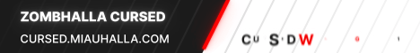 Zombhalla Cursed Minecraft server banner