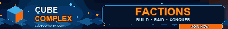 Cube Complex Minecraft server banner