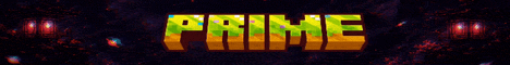 PrimeMC Minecraft server banner