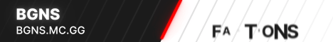 BGNS Minecraft server banner