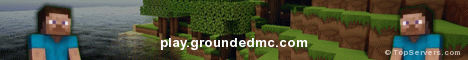 GroundedMC Minecraft server banner