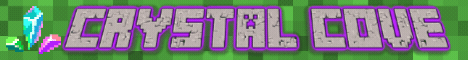 Crystal Cove SMP Minecraft server banner
