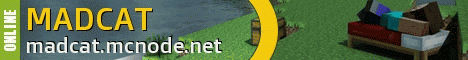madcat Minecraft server banner