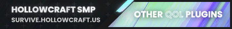 Hollowcraft Survival Minecraft server banner