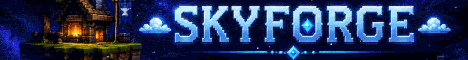 SkyForge Minecraft server banner