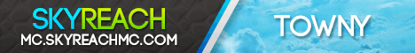Skyreach Minecraft server banner