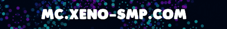Xenos SMP Minecraft server banner