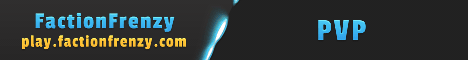 FactionFrenzy Minecraft server banner