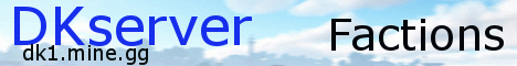 DkServer Minecraft server banner