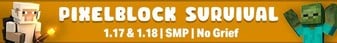 PixelBlock Survival banner