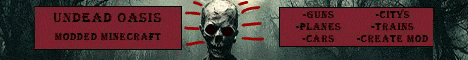Undead Oasis Minecraft server banner