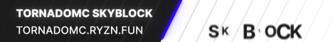 TornadoMC Minecraft server banner