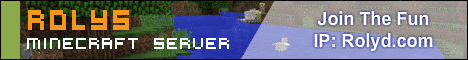 Rolys Minecraft Minecraft server banner