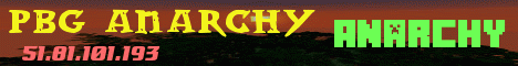 Predominantly Bad Gamers Minecraft server banner