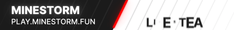 MineStorm Minecraft server banner