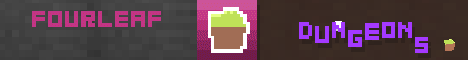 FourLeaf Minecraft server banner