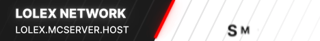 Lolex Network Minecraft server banner