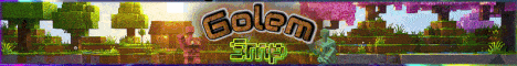 GolemSMP Minecraft server banner