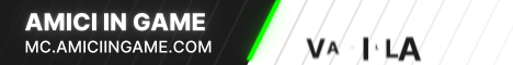 Amici In Game Minecraft server banner