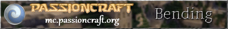 PassionCraft Bending&Towny Minecraft server banner