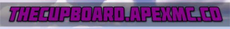 The Cupboard Minecraft server banner