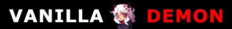 Vanilla Demon Minecraft server banner