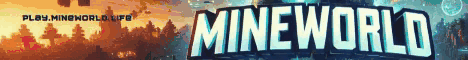 MineWorld Minecraft server banner