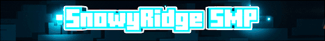 SnowyRidgeSMP Minecraft server banner