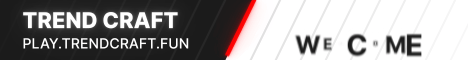 Trend Craft Minecraft server banner