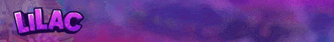 LilacMC SMP Minecraft server banner