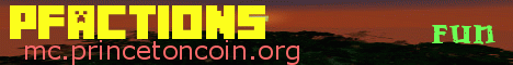 princetoncoin factions Minecraft server banner
