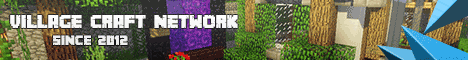 Village Craft Network Minecraft server banner