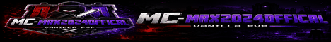 mc-max2024 Minecraft server banner