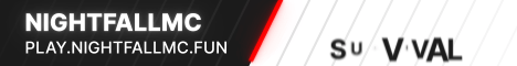 nightfall Minecraft server banner