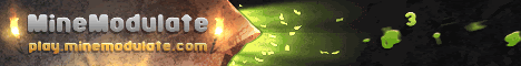 MineModulate Minecraft server banner